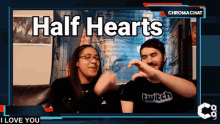 Chromaglitch Half Hearts GIF - Chromaglitch Half Hearts Love GIFs