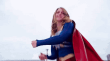 Supergirl Punching GIF
