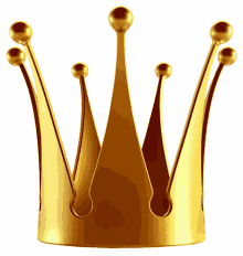 crown gold shiny