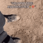 Sir Dont Take Another Step GIF - Sir Dont Take Another Step Dont Take GIFs