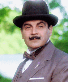 Poirot Hello GIF