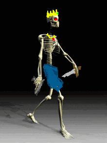 bad to the bone skeleton bling money gang