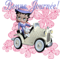 Betty Boop Animated Sticker - Betty Boop Animated Glitters Stickers