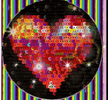Red Sequin GIF - Red Sequin Heart GIFs