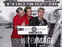 King Of Punk R Ock Sit Down GIF - King Of Punk R Ock Sit Down Confident GIFs