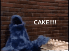 cake cookie monster sesame street