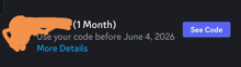 a screenshot of a website that says " use your code before june 4 , 2026 "