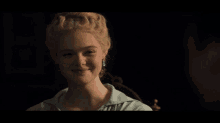 The Great Elle Fanning GIF - The Great Elle Fanning Cute Laugh GIFs