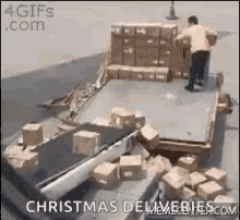 Christmas Deliveries Fuck Packages GIF - Christmas Deliveries Fuck Packages Mad GIFs