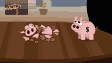 Piggy Bank Death GIF