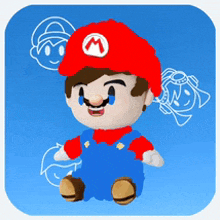 Plush Mario GIF