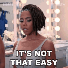 Its Not That Easy Andi Barnes GIF - Its Not That Easy Andi Barnes Sistas GIFs