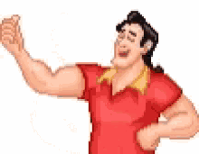 Gaston Flexing GIF - Gaston Flexing Beauty And The Beast GIFs