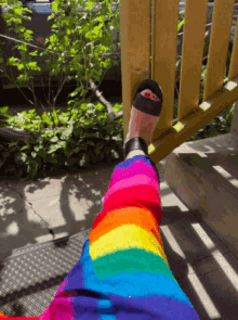 Happy Rainbow Leg Nanana GIF - Happy Rainbow Leg Nanana GIFs