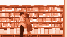 hanekawa tsubasa library kiss book store