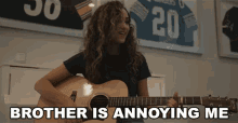 brother is annoying me siblings problem sibling song guitar strum