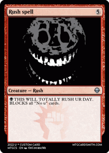 Roblox doors game monster Rush | Greeting Card