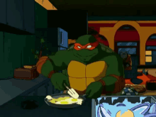 tmnt 2003 eggs michelangelo ninja turtles