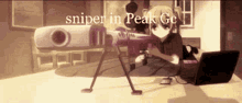 Peak Homies Sniper GIF - Peak Homies Sniper Sniper Anime GIFs