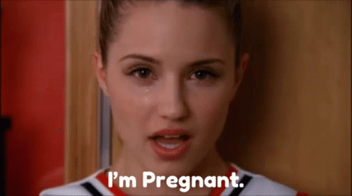 Glee Quinn Fabray Gif Glee Quinn Fabray Im Pregnant Discover Share Gifs
