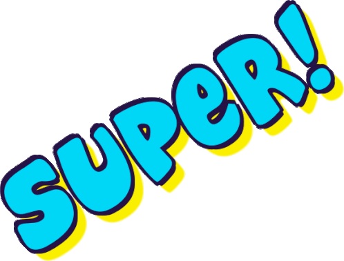 Super Uau Sticker - Super Uau Exclamatie Stickers