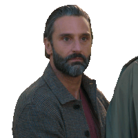 a man with a beard is making a funny face and says me