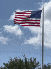 God Bless America Anerican Flag Gif GIF - God Bless America Anerican Flag Gif American Flag Flying In Breeze GIFs