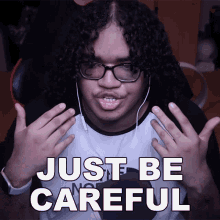 Just Be Careful Miniklinonline GIF - Just Be Careful Miniklinonline Take Care GIFs
