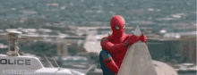 Spider Man Flying GIF