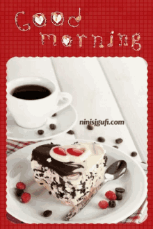 Good Morning Coffee GIF - Good Morning Coffee Cheesecake GIFs