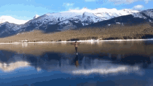 Skiing Frozen Lake GIF - Skiing Frozen Lake Ski GIFs