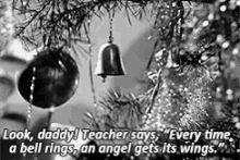 Every Time A Bell Rings, An Angel Gets Its Wings GIF - Angel GIFs