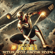 a poster for a movie titled museum bola situs slot gacor 2024