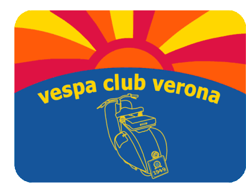 Vespa Club Scooter Sticker