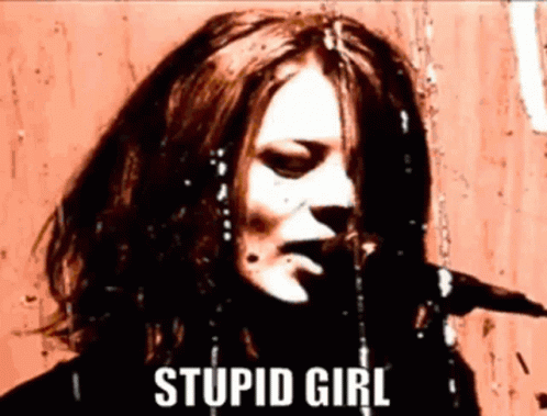 Stupid Girl Garbage GIF - Stupid Girl Garbage Shirley Manson