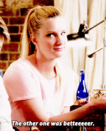 Glee Brittany Pierce GIF - Glee Brittany Pierce The Other One Was Better GIFs