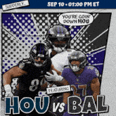 Baltimore Ravens Vs. Houston Texans Pre Game GIF - Nfl National Football League Football League GIFs