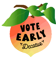 Vote Early Voting Early Sticker