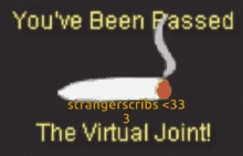 weeding pass the virtual joint