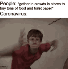 Gather In Crowds Coronavirus GIF
