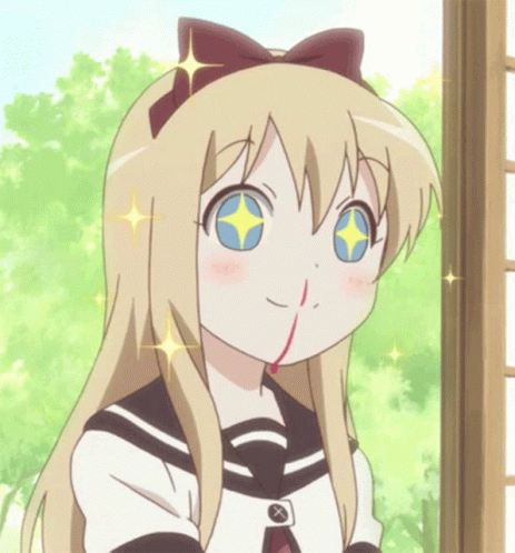 Nose Bleed Anime GIF  Nose Bleed Anime Sparkle  Discover  Share GIFs