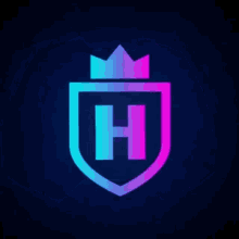 a discord logo with a blue and purple background