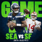 San Francisco 49ers Vs. Seattle Seahawks Pre Game GIF - Nfl National Football League Football League GIFs
