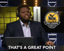 Thats A Great Point Host GIF - Thats A Great Point Host Esports GIFs