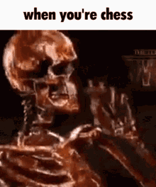 Skeleton Meme Chess GIF - Skeleton Meme Chess GIFs