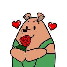 love hug heart valentines day bear