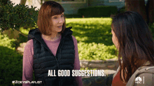All Good Suggestions Maggie GIF - All Good Suggestions Maggie Mary Steenburgen GIFs