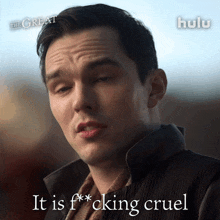 it is fcking cruel peter nicholas hoult the great that%27s very harsh