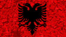 Albania Flag Hearts GIF