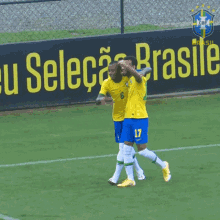 comemorando gol cbf confederacao brasileira de futebol selecao brasileira sub20 felizes